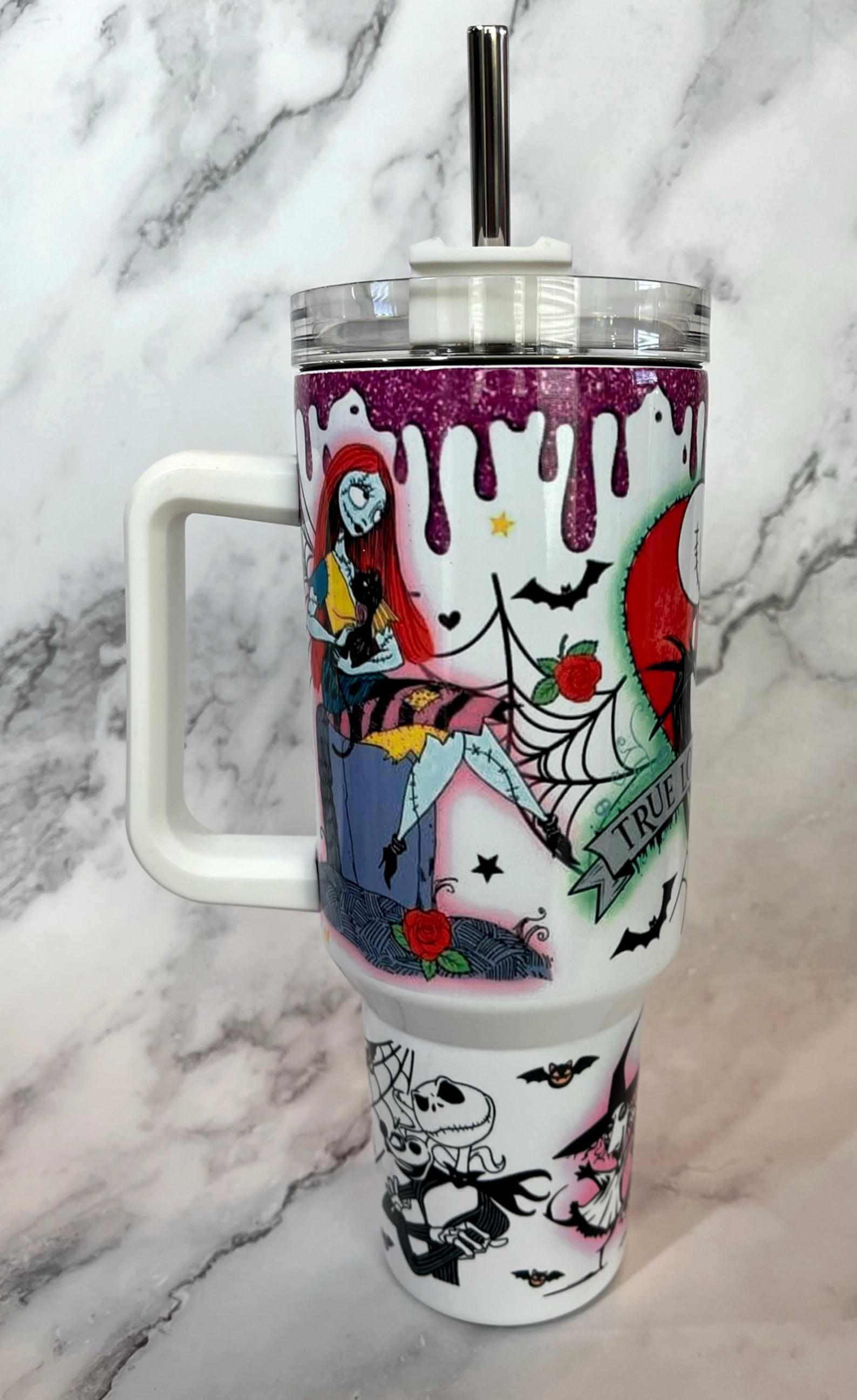 Pesadilla antes de Navidad, Jack Skellington y Sally, vaso de 40 oz